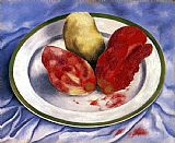 Tunas Still Life with Prickly Pear Fruit by Frida Kahlo